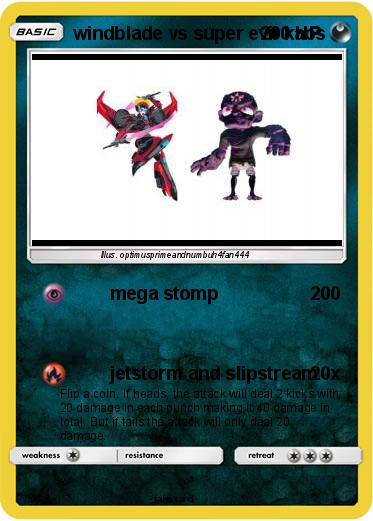 Pokemon windblade vs super evil kaos