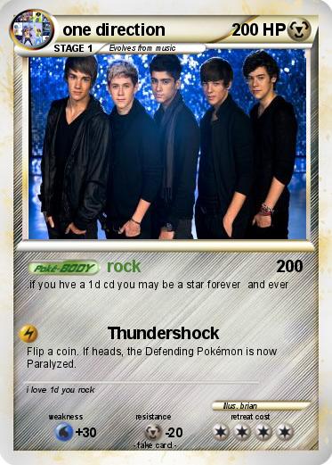 Pokemon one direction