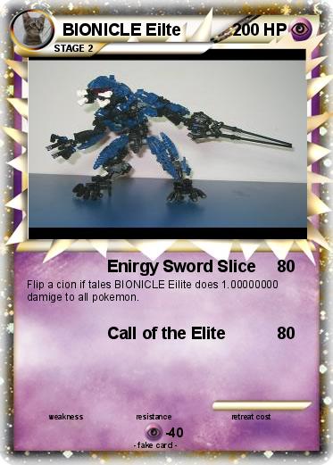 Pokemon BIONICLE Eilte