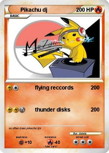 Pokemon Pikachu dj