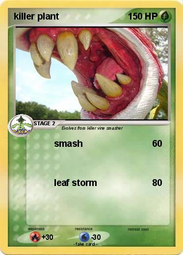 Pokemon killer plant