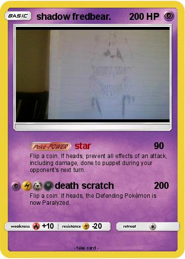 Pokemon shadow fredbear.