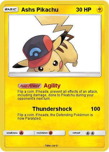 Pokemon Ashs Pikachu
