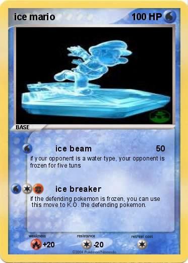 Pokemon ice mario