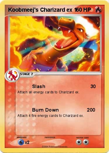 Pokemon Koobmeej's Charizard ex 1