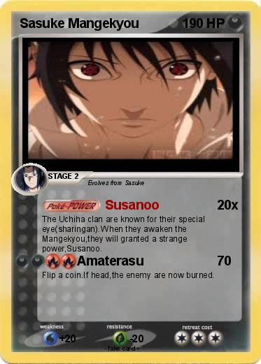 Pokemon Sasuke Mangekyou