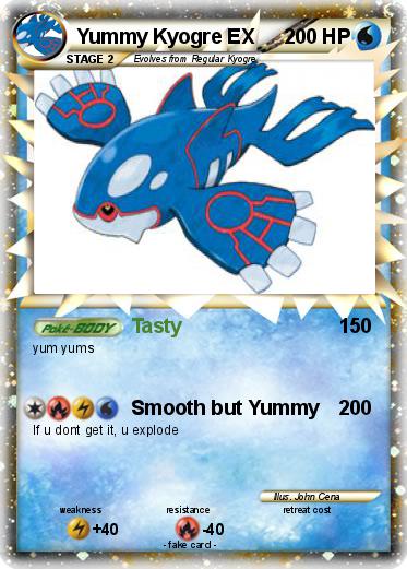 Pokemon Yummy Kyogre EX