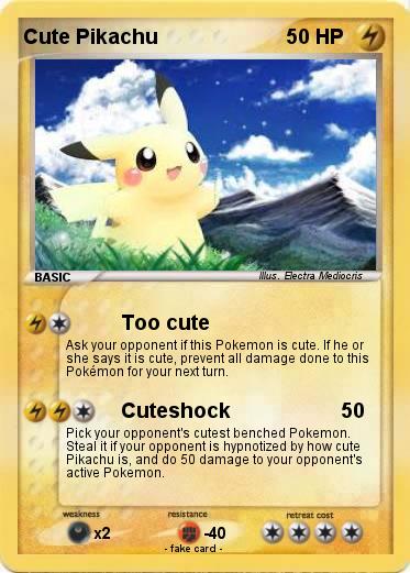 Pokemon Cute Pikachu
