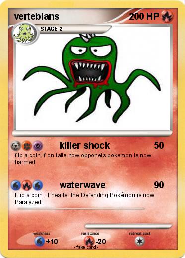 Pokemon vertebians