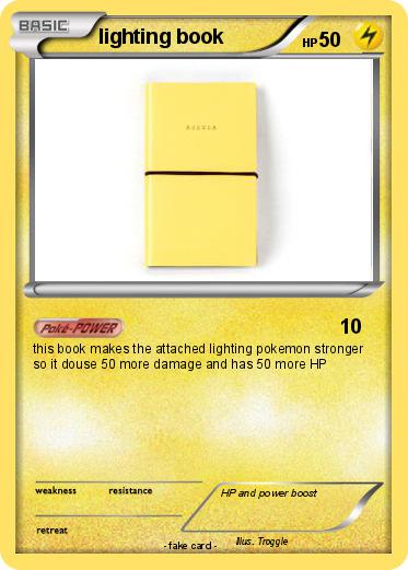 Pokemon lighting book