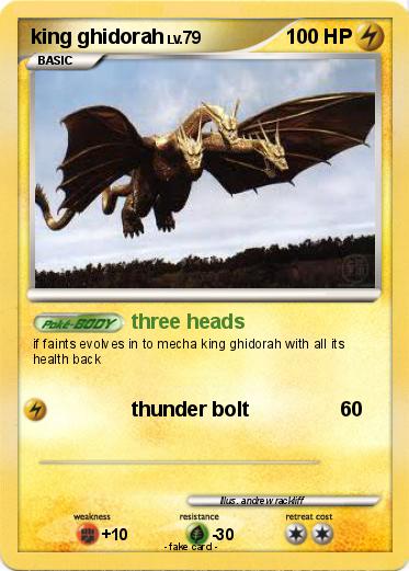 Pokemon king ghidorah