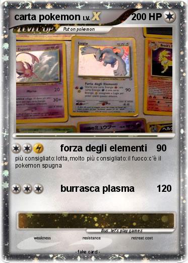 Pokemon carta pokemon