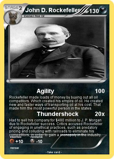 Pokemon John D. Rockefeller