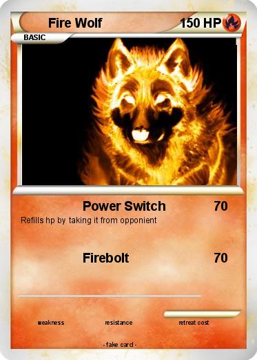 Pokemon Fire Wolf