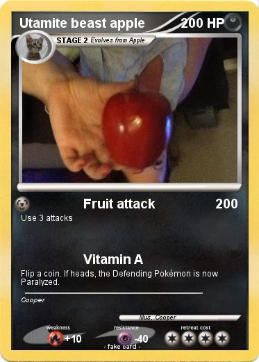 Pokemon Utamite beast apple