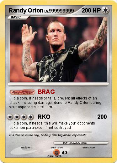 Pokemon Randy Orton