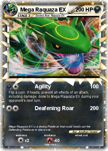 Pokemon Mega Raquaza EX