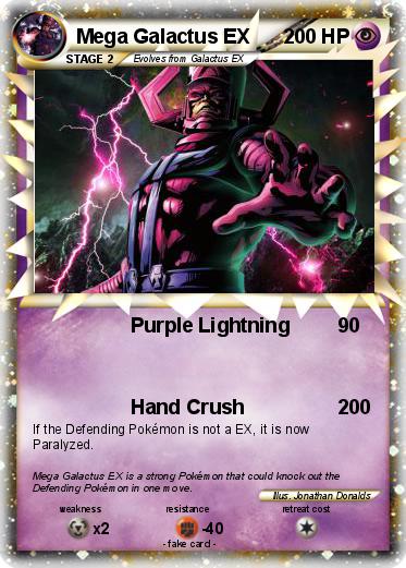 Pokemon Mega Galactus EX
