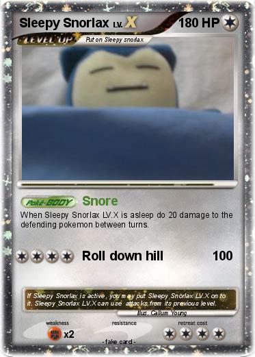 Pokemon Sleepy Snorlax