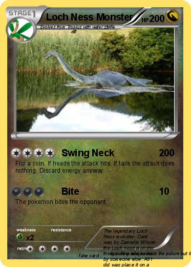 Pokemon Loch Ness Monster