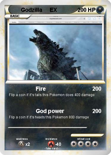 Pokemon Godzilla     EX