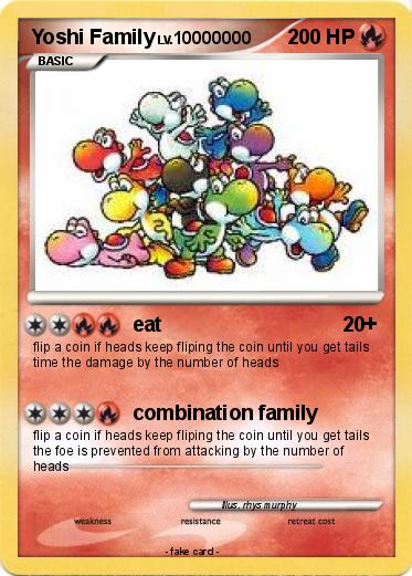 Pokemon Yoshi Family