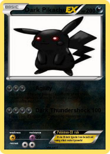 Pokemon Dark Pikachu