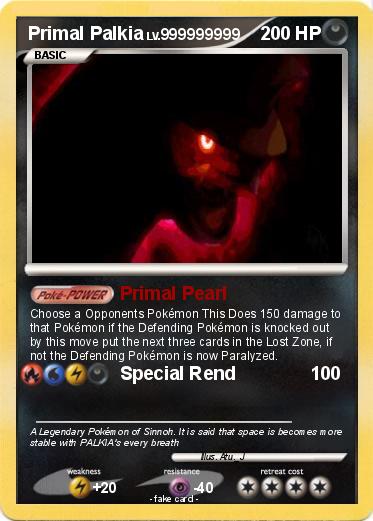 Pokemon Primal Palkia