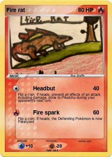 Pokemon Fire rat