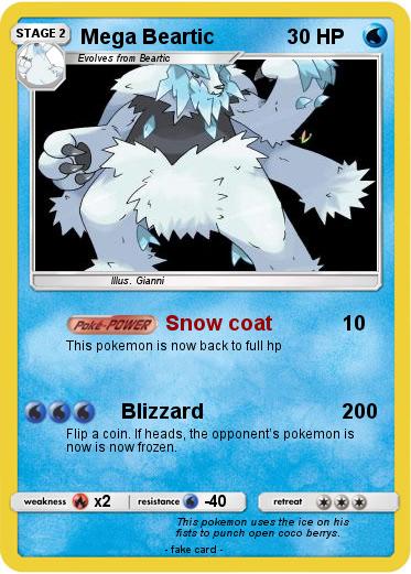 Pokemon Mega Beartic