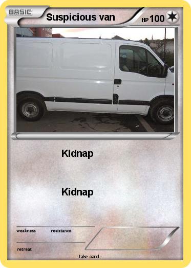 Pokemon Suspicious van