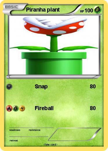 Pokemon Piranha plant