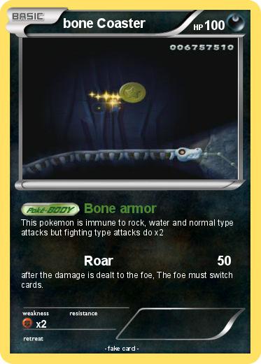 Pokemon bone Coaster