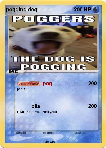 Pokemon pogging dog