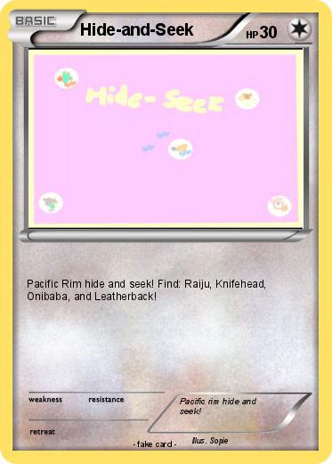 Pokemon Hide-and-Seek