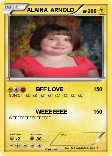 Pokemon ALAINA  ARNOLD