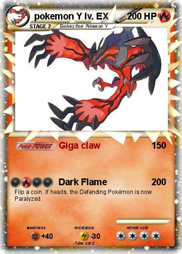 Pokemon pokemon Y lv. EX