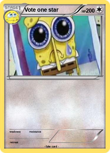 Pokemon Vote one star