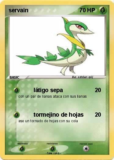 Pokemon servain
