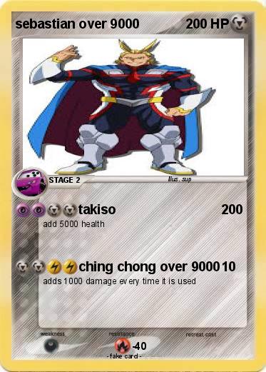 Pokemon sebastian over 9000