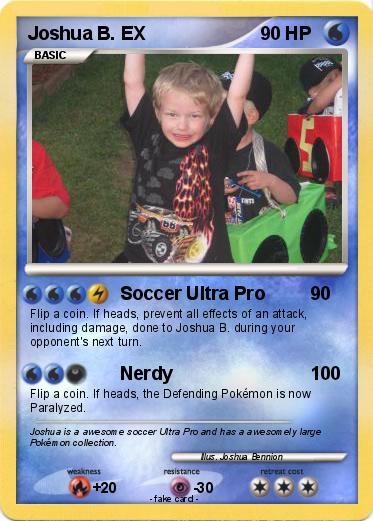 Pokemon Joshua B. EX