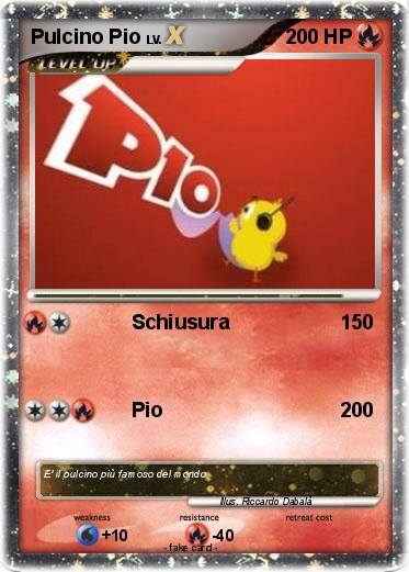 Pokemon Pulcino Pio