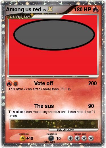 Pokemon Among us red
