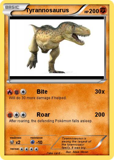 Pokemon Tyrannosaurus
