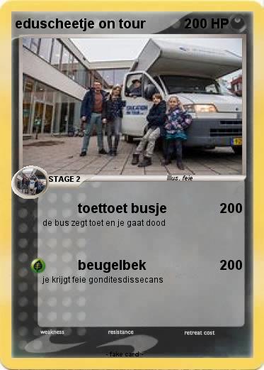 Pokemon eduscheetje on tour