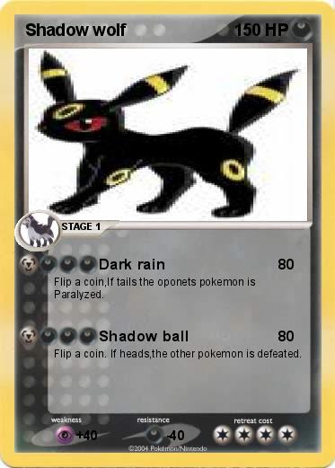Pokemon Shadow wolf