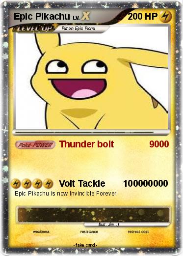 Pokemon Epic Pikachu