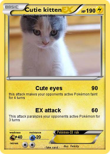 Pokemon Cutie kitten