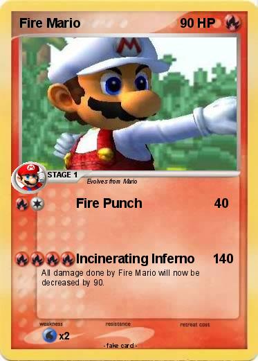 Pokemon Fire Mario