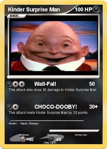 Pokemon Kinder Surprise Man